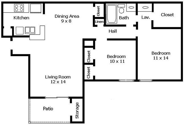 Huntington Apartments College Station Tx Apartment Finder Floorplan Huntington Apartments