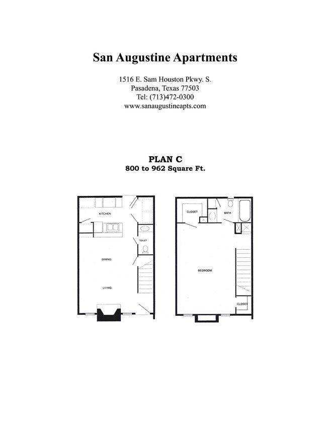 San Augustine Apartments & Townhomes Pasadena, TX Apartment Finder